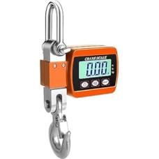 Rankinė, LCD-Digitalanzeige, Crance-Waage, 0,05-500 kg, industrieller elektronischer Schwerlast-Hakenkran mit Einheitswechselfunktion, für Bauernhof, Jagd, Angeln, Outdoor(Noir)