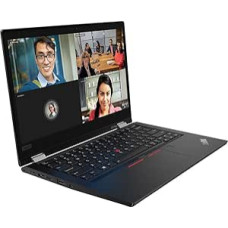 Lenovo ThinkPad L13 Yoga 2-in-1 Notebook Intel Core i5-1021U, RAM 8G, SSD 256 GB, Display 13.3 Inch (33.8 cm) Touchscreen, Black, Windows 11 Pro - Office 2019 (Refurbished)