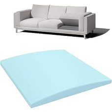 Hochdichter Schaumstoff-Sofakissen-Stützbrett, 50 x 50 cm, Unterkissen für durchhängende Sitze, erhöht den Komfort und verlängert die Lebensdauer des Sofas, Blau (1 Stück)