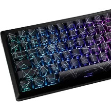 YMDK 134 blizgių PBT klavišų dangtelių rinkinys 