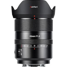 AstrHori AF 85mm F1.8 II pilno kadro objektyvo patobulintas automatinio fokusavimo pagrindinis portretinis objektyvas Nikon fotoaparatams be veidrodžių su Z bajonetu (juodas)