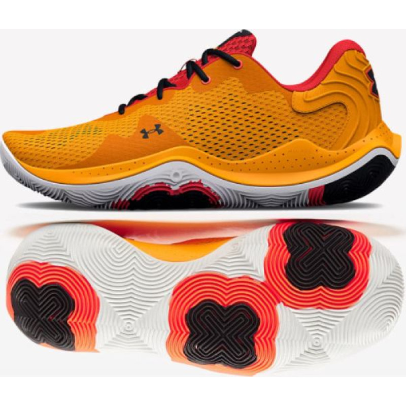 Under Armour Basketball Shoes UA Spawn 4 3024971 800 / 46 / yellow