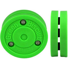 Hockey puck green biscuit