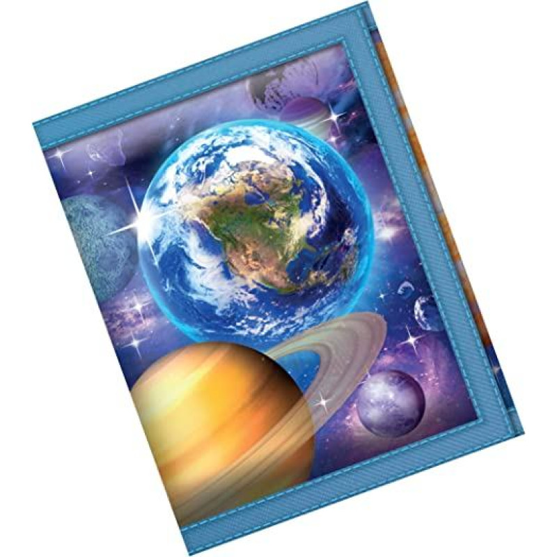 3D LiveLife Wallet - Space Odyssey by Deluxebase. Lenticular 3D Astronomy Wallet. Cash, coin and card holder with artwork licensed from renowned artist Michael Searle