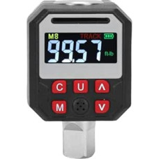 Skaitmeninis drehmomentadapteris su 1/2 antgaliu, 17-340 Nm Drehmomentschlüssel-Konverter mit LCD-Bildschirm, 9 įvairūs matavimo rodikliai, duomenų apsauga, vasaros ir LED įspėjimai,