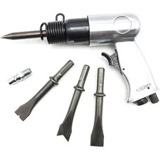 Hammers 250 mm 10 Inch Industrial Air Hammer Pneumatic Tools Pistols Handle Flow Hacker Brake Load Scaling Hammer Flat Chisel Heavy Duty (Color : 150mm)