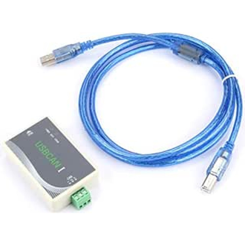 USB-zu-CAN-USBCAN-Debugger, USBCAN-Analysator-Adapter, kompatibel mit ZLG-Software für die Sekundärentwicklung, CAN-Bus-Datenkommunikationstool für industrielle Steuerung,