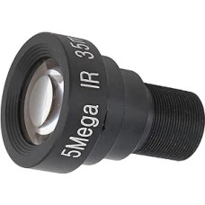 M12 Board Lens, Wide Angle Webcam Lens with 35mm Optical Focal Length, Single Board Lens, High Precision for Most Compatible Camera Models