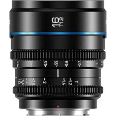 SIRUI Night Walker 16 mm kinematografinis objektyvas su rankiniu fokusavimu, T1.2 didelės diafragmos S35 kadro plačiakampis pagrindinis objektyvas, skirtas fotoaparatams su L laikikliu, skirtas Sigma FP, S5/S5II/S5IIX, (MS16L-B, L laikiklis, juodas)