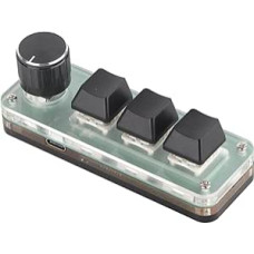 3 mygtukų makro klaviatūra, RGB apšvietimas, OSU klaviatūra, programuojama klaviatūra, daugiafunkcinė sparčiųjų klavišų žaidimų klaviatūra, mechaninė USB klaviatūra su mygtukais