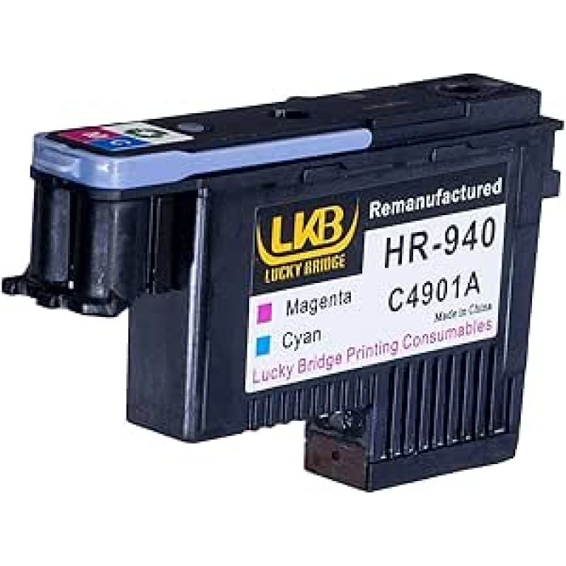 HP940 Spausdinimo galvutė 1vnt. purpurinės ir žydros spalvos C4901A, tinkama naudoti HP Officejet su Pro 8000 8500 8500A 8500A 8500A Plus 8500A Premium
