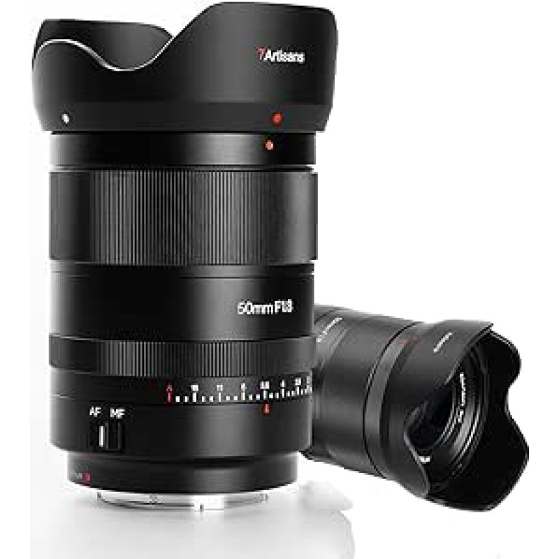 7artisans 50 mm F1.8 automatinio fokusavimo objektyvas Standartinis 