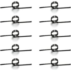 Torsion Springs, Torsion Springs, 10 Pieces, Torsion Springs, 60/90/120/180 Degree, V Shaped Torsion Spring, Wire Diameter 1.2mm, Small Torsion Spring Kit for Home Repairs and DIY Project