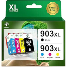 GREENSKY 903XL spausdintuvo kasetės, suderinamos su HP 903 XL daugiapakuote, skirta HP 903 spausdintuvo kasetėms, skirtoms HP Officejet 6950 spausdintuvo kasetėms, skirtoms HP Officejet Pro 6970 spausdintuvo kasetėms, skirtoms HP Officejet Pro 6970 spausd