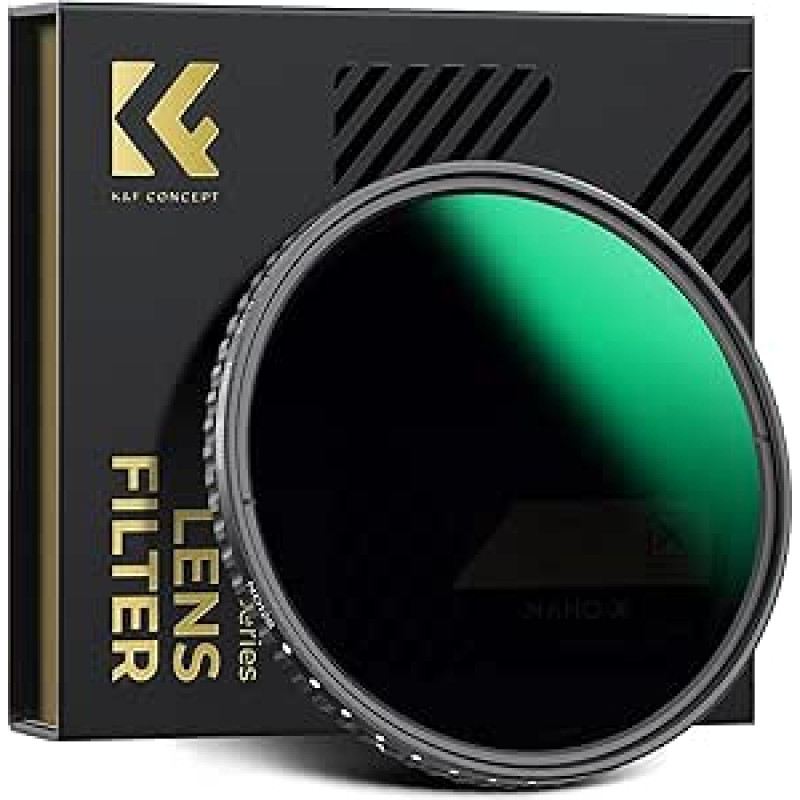 K&F Concept ND8~ND128 neutralaus tankio filtras