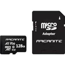 ARCANITE microSD atminties kortelė su adapteriu 128 GB