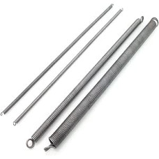 Torsioninės spyruoklės įrankiai Ilga ilginamoji spyruoklė, skirta sunkiųjų garažų vartams su kabliais Vielos skersmuo 4 mm x (22-40) mm OD x 300 mm ilgio (Dydis : 4 x