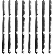 30,5 cm Schaumstoff-Verschlussstreifen mit selbstklebender für Metall-Welldachplatten, klassische R-Paneele, Dach-Außenwetterstreifen (8 Stück)