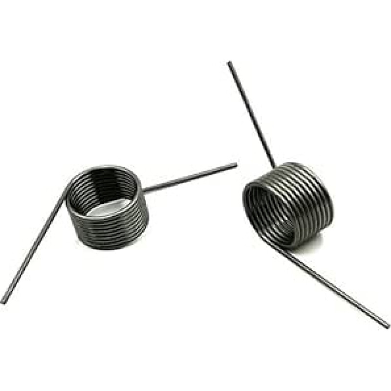 2 x V formos spyruoklė 1,8 mm skersmens vielos skersmuo, maža sukimo spyruoklė, spyruoklė, 180/120/90/60 laipsnių sukimo spyruoklė (ilgis: 9 ratų 120 laipsnių, išorinis skersmuo: 11 mm)