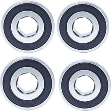 Guolis, 6202RS ABEC-1 šešiakampiai guoliai (4 vnt.), 14 x 35 11 mm, nestandartiniai šešiakampiai rutuliniai guoliai 6202-2RS, skirti žemės ūkio sėjamosioms, geresnis patvarumas