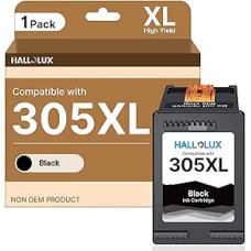 305XL juodos spalvos spausdintuvo kasetės suderinamos su HP 305 juodos spalvos su 