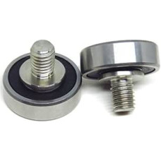 1 vnt. 24 mm skersmens 609 srieginis guolis M8x24 Metalinis sraigtinis guolis JS60924-7C3L10M8 24 mm OD nerūdijančio plieno varžtas Kabelio skriemulys varžtas M8 BIANMTSW (JS600128-8C5L12M10)
