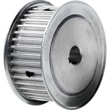 HTD 5m-40T 27 mm pločio 27 mm pločio krumpliaračio skriemulys su raktu, 12/14/15/16/16/18/19/20/25 kiaurymė, 40 dantų (kiaurymė 22 mm, raktas 6 x 2,8)