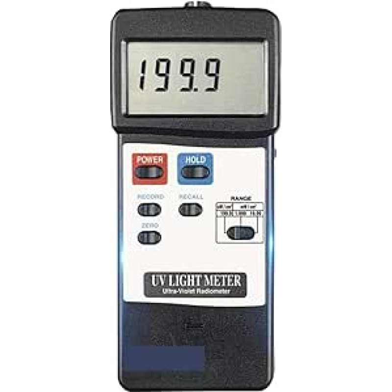 Ultravioletinių spindulių intensyvumo matuoklis -254-254A UV radiometras su patogiu vartotojui dizainu ir tiksliu bandymu