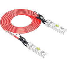 [Raudona] 10G SFP+ DAC kabelis 1,5 m, Twinax SFP+ kabelis, skirtas 