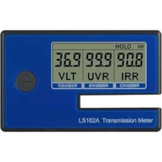 Skaitmeninis UVA/UVB matuoklis Nešiojamasis langų plėvelės pralaidumo matuoklis su 1400 nm IR slopinimu, UV blokavimo norma, regimosios šviesos pralaidumu 162A apšviestas LCD ekranas, Sp