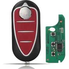Elektroninis nuotolinio valdymo raktas, visiškai programuojamas, suderinamas su Giulietta Mito Brera 147 155 156 159 GTA 3 mygtukai 434MHz nuotolinio valdymo pultas @ Pro-Plip