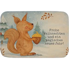 Ponas ir ponia Panda Dušo kilimėlis Voverė Kalėdų dizainas - dovana, vonios kilimėlis, paukštis, kalėdinis sveikinimas, laimingų Naujųjų metų, laimingų Naujųjų metų, vonios kilimėlis, dušo kilimėlis, vonios kilimėlis