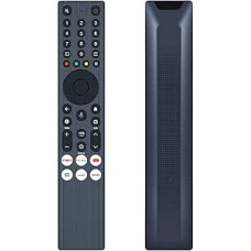 Remote Control with Voice Output for TCL Full HD Smart QLED Direct LED TV 32V5C 40V5C 43V5C 50V6C 55V6C 65V6C 75V6C ‎55Q6CX1 55Q7C 65T8C 55C7K (Voice Functionality)