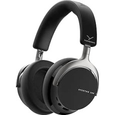 beyerdynamic AVENTHO 200 belaidės ausinės per ausis su ANC, 60 valandų veikianti baterija, sulankstomas dėklas, keičiami ausų kilimėliai, juodos spalvos - naujas atnaujinimas pasiekiamas per programėlę