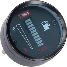 Fuel Indicator 12V LED Fuel Gauge 52mm Diameter 12V Adjustable Resistor for Car Motorcycle Fuel Indicator