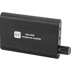 Ausinių stiprintuvas, 3,5 mm profesionalus HiFi ausinių stiprintuvas, varža 16-300Ω, nešiojamasis ausinių garsumo stiprintuvas, skirtas MP3/MP4/telefonams/skaitmeniniams grotuvams