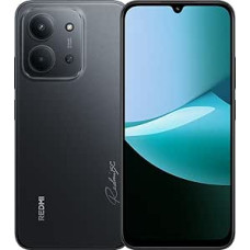 XIAOMI Redmi 15C 4G išmanusis telefonas 8GB + 256GB kietoji 6000mAh (tipo) baterija, maitinama 33W greituoju įkrovimu, įkroviklis pridedamas (juodas)