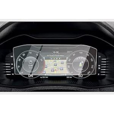 CDEFG Compatible with Skoda Superb Kodiaq 2019-2023 / Karoq Kamiq Octavia 4 2019-2024 2025 Instrument Panel Protective Film 9H Scratch-Resistant 10.25 Inch Car Tempered Glass Screen Protector