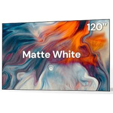 120-Zoll-Projektionsleinwand mit festem Rahmen, 1,3 dB Gain, 80 % Bildqualitätsverbesserung, 4 K/8 K Ultra HD, 3D-kompatibel, geeignet für Langdistanz-, Kurzdistanz- und Ultra-Kurzdistanz-Projektoren