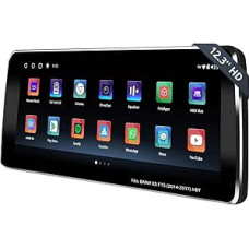 ATOTO 12.3 Inch Car Radio CarPlay Display and Android Car, Compatible with BMW X5 Series F15 NBT System (2014-2017), All Original Functions, GPS Tracking, DriveChat AI, 2 Bluetooth, 4G LTE