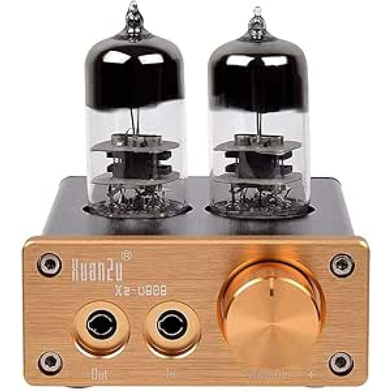 DollaTek 6J3 vakuuminių lempų stiprintuvas Mini Stereo HiFi ausinės Garso stiprintuvas 