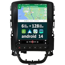[6G + 128G] IPS 9.7 Inch Android 14 Car Radio for Opel Excelle GT/XT Astra J 2006-2016 with Navi Octa Core [Built-in CarPlay/Android Car/DSP/Mirror Link/GPS Navi/360 Camera/Bluetooth 5.0/WiFi/USB