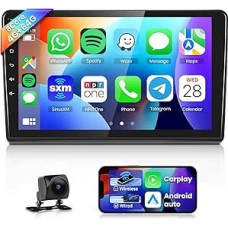 8 Core 4G + 64G Car Radio Android 15 for Fiat Ducato 3/Peugeot Boxer 2/Citroen Jumper 2 2011-2022, 9 Inch HD IPS Touchscreen Car Radio with Carplay Android Car GPS Wi-Fi Bluetooth FM RDS Rear View