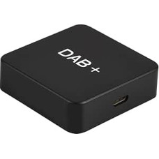 Tangxi DAB automobilinis radijas Skaitmeninis radijo imtuvas su antena FM transliacija USB maitinimo šaltinis Android 5.1+ automobiliniams radijo imtuvams