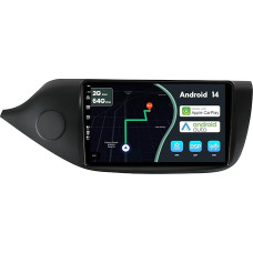 MSD 9 colių ekrano automobilinis radijas Kia CEE'd CEED JD (2012-2018 m.) | Belaidis Carplay Android automobiliams | Android 14 GPS navigacijos radijas | Volant WiFi DSP DAB Bluetooth 5.0 | Atbulinės eigos kamera | 2 DIN