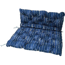 HOMECALL 3D Printed Reversible Pallet Seat Cushion 120 x 140 cm Blue/Brown