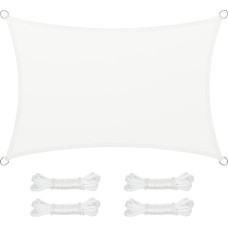 SONGMICS Sun sail, waterproof to min. 1000 mm (Minimum), 93% UV Protection, Sun Shade made of Tear-Resistant Polyester, Weatherproof, Suitable for the Garden, Balcony, Patio, Camping