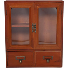 Homoyoyo Sienų valgomojo spintelė Derliaus sieninė spintelė Pirmosios pagalbos spintelė Sieninė medicinos spintelė Mini vitrina Apothecary spintelė Virš mini viršutinės spintelės Medinė maža spintelė Medinė