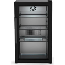 cozze® Elements Getränkekühlschrank 63 L – Kompressor-Kühlung 3–10 °C, Glastür, LED-Innenlicht, 3 Glasablagen, IP44 Stecker, Outdoor-Küche