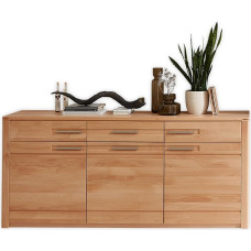 Nature One Sideboard in Heartwood Beech Partially Solid FSC Certified - Modern Chest of Drawers with Drawers and Lots of Storage Space - 190 x 86 x 45 cm (W x H x D)